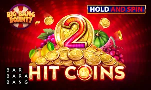 2 Hit Coins slot cover by Barbara Bang from the GreenBet catalogue